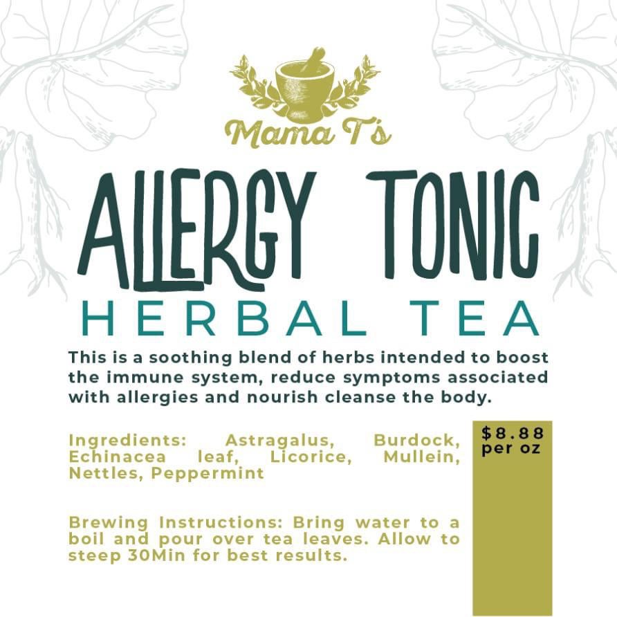 Allergy Tonic Herbal Tea Harvest Moon Botanica